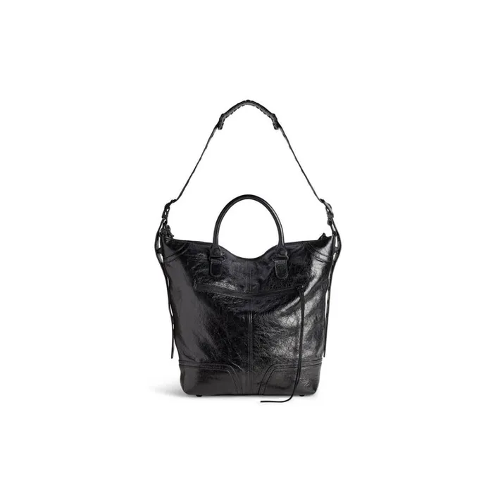 Men Bags and Totes Balenciaga Le Cagole Men Medium Tote Bag In Black