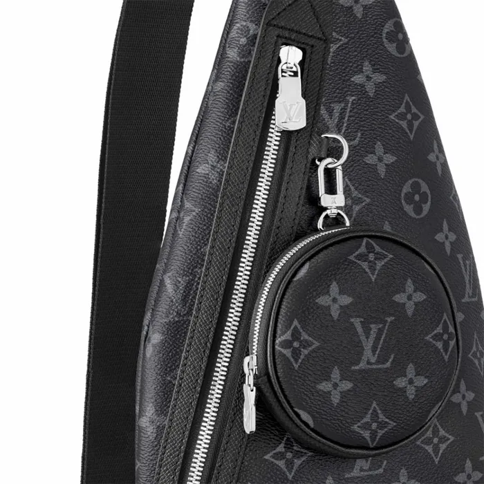 Men Bags Louis Vuitton Louis Vuitton Monogram Eclipse M30936 Duo Slingbag 8211 Louis Vuitton Handbag Store