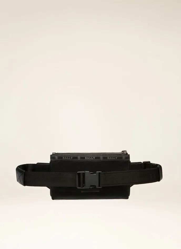Men Bally Belt Bags Helvet 8211 Leather Bum Bag In Black