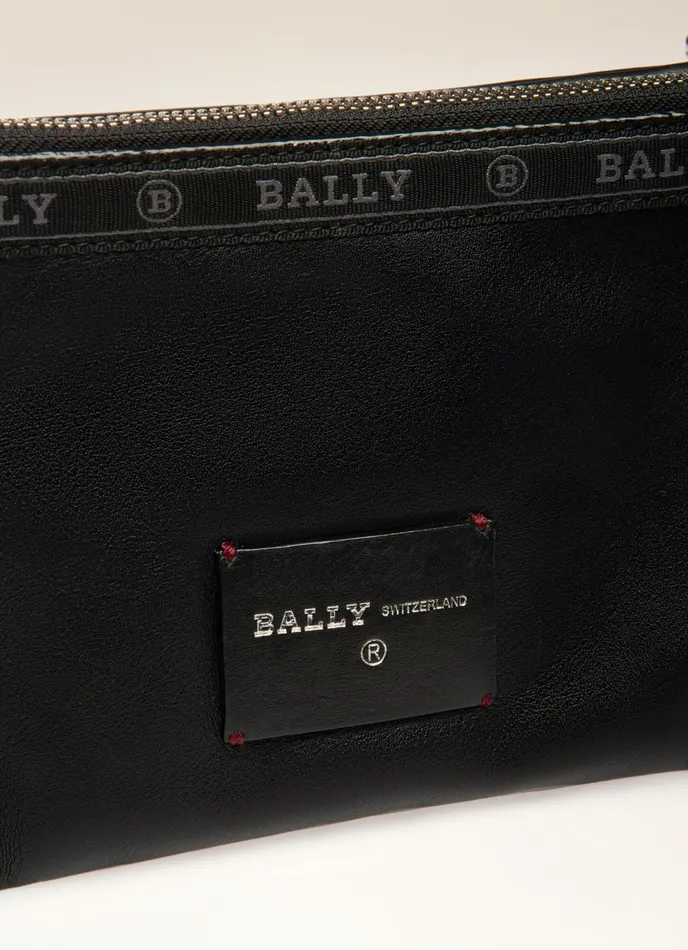 Men Bally Belt Bags Helvet 8211 Leather Bum Bag In Black
