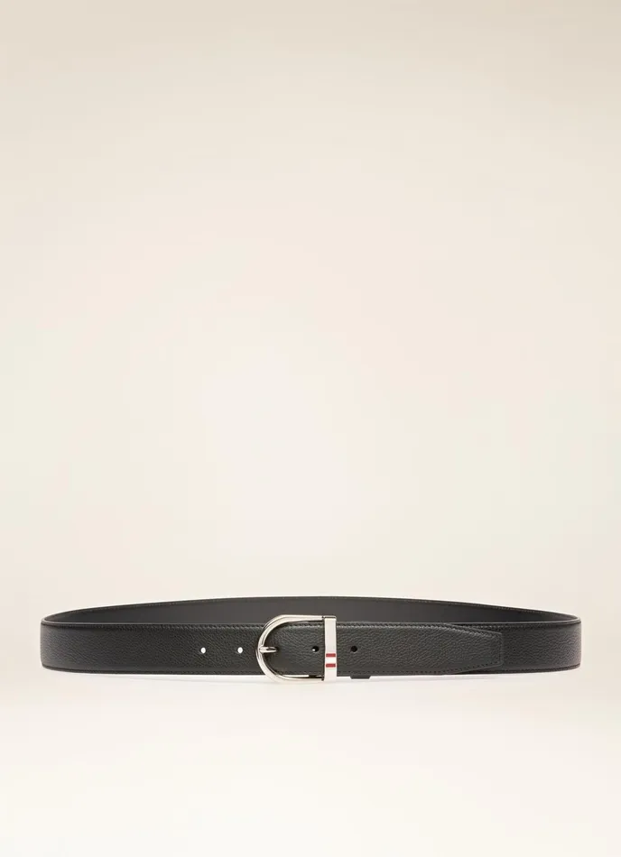 Men Bally Belts Darkon 8211 Leather 35mm Belt In Black