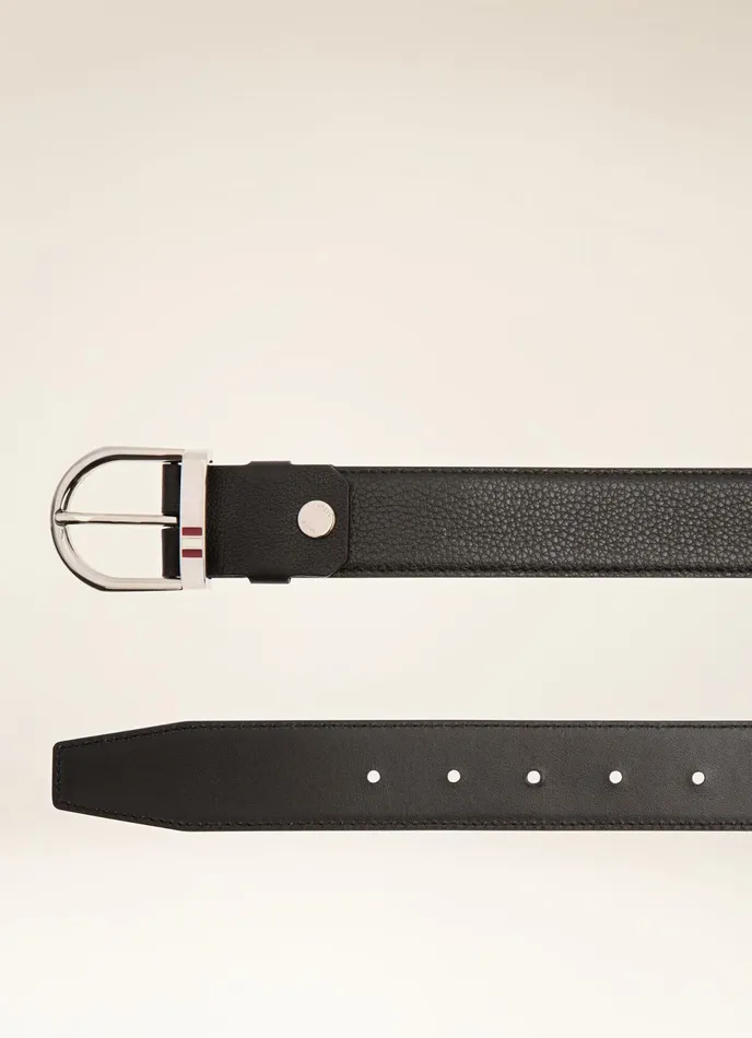 Men Bally Belts Darkon 8211 Leather 35mm Belt In Black