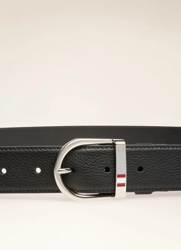 Men Bally Belts Darkon 8211 Leather 35mm Belt In Black