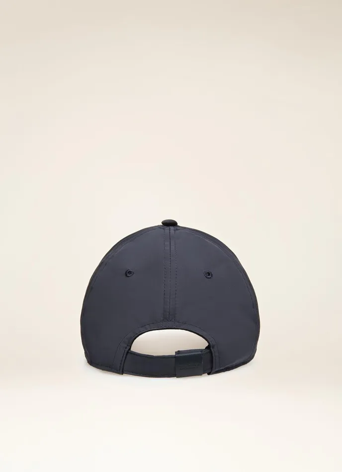 Men Bally Gloves And Hats Logo Baseball Cap 8211 Nylon Hat In Navy