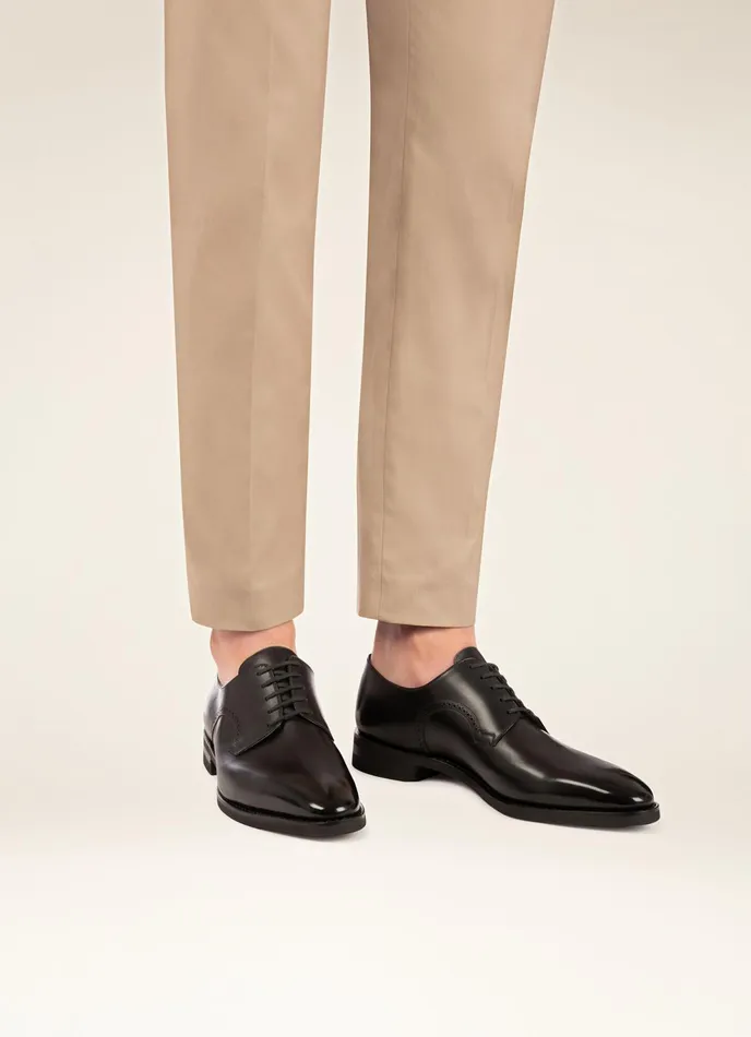 Men Bally LaceUps And Monks Scrivani 8211 Leather Derby Laceup Shoe In Black