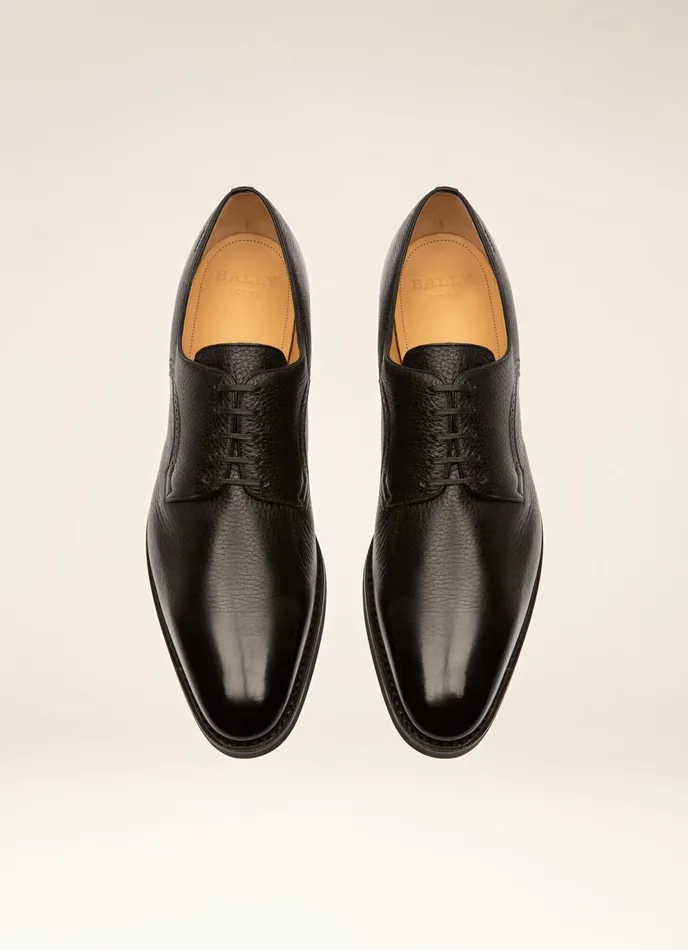Men Bally LaceUps And Monks Scrivani 8211 Leather Derby Shoes In Black