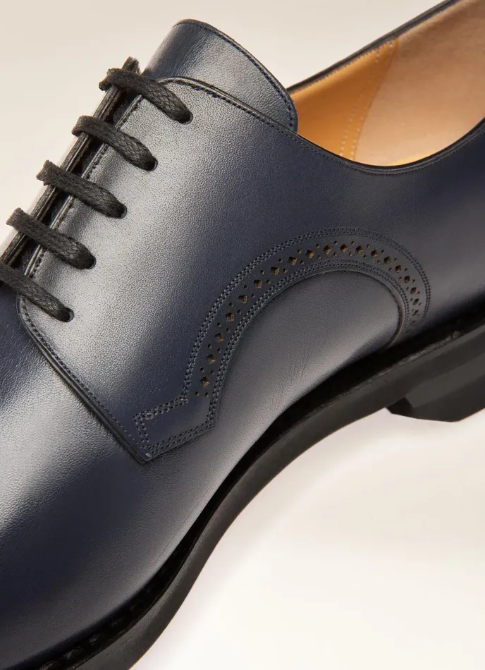 Men Bally LaceUps And Monks Scrivani 8211 Leather Derby Shoes In Navy