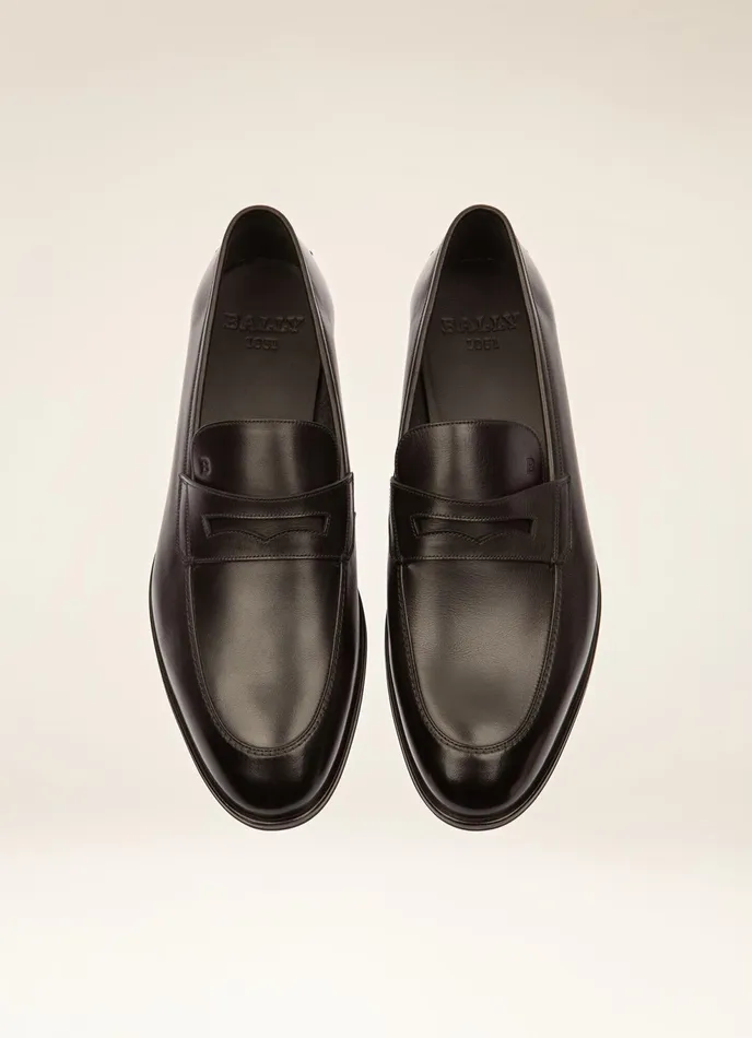 Men Bally Loafers And Moccasins Webb 8211 Leather Loafers In Black