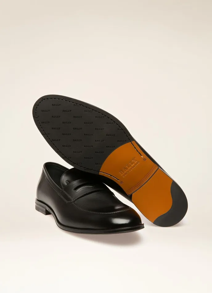 Men Bally Loafers And Moccasins Webb 8211 Leather Loafers In Black