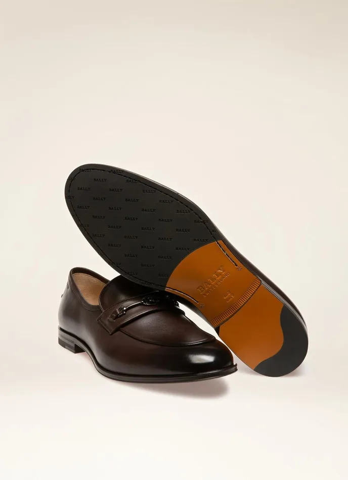 Men Bally Loafers And Moccasins Weram 8211 Leather Loafers In Brown