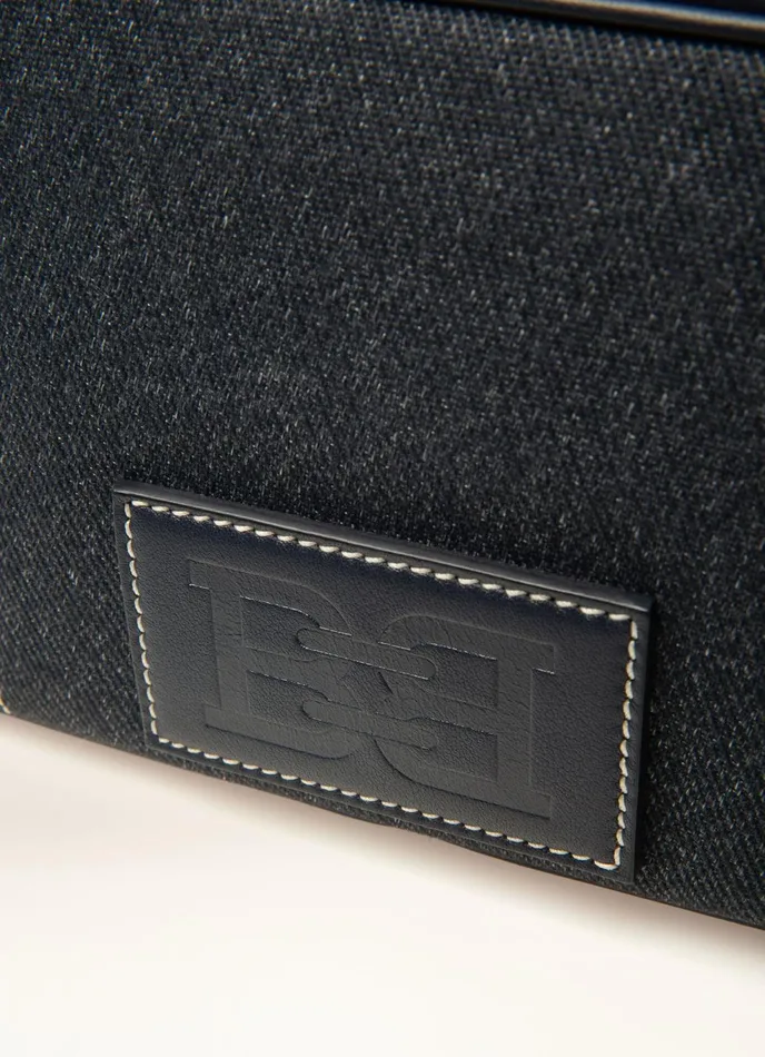 Men Bally Messenger Bags Chadd 8211 Nylon Mix CrossBody Bag In Navy