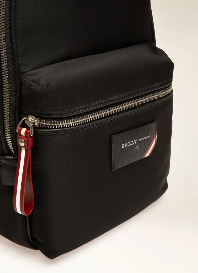 Men Bally Messenger Bags Fuston 8211 Nylon Sling Bag In Black