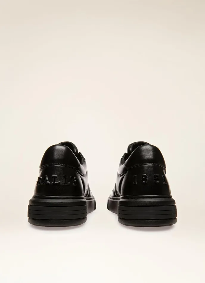 Men Bally Sneakers Maudo 8211 Leather Sneakers In Black