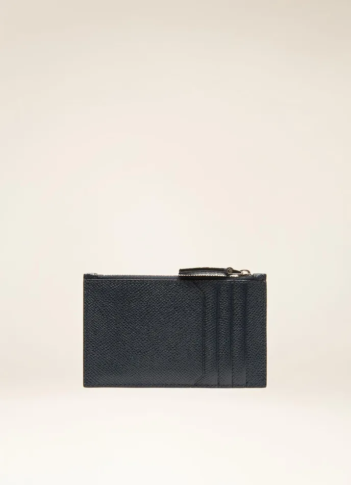 Men Bally Wallets Tenley 8211 Leather Card Holder In Navy