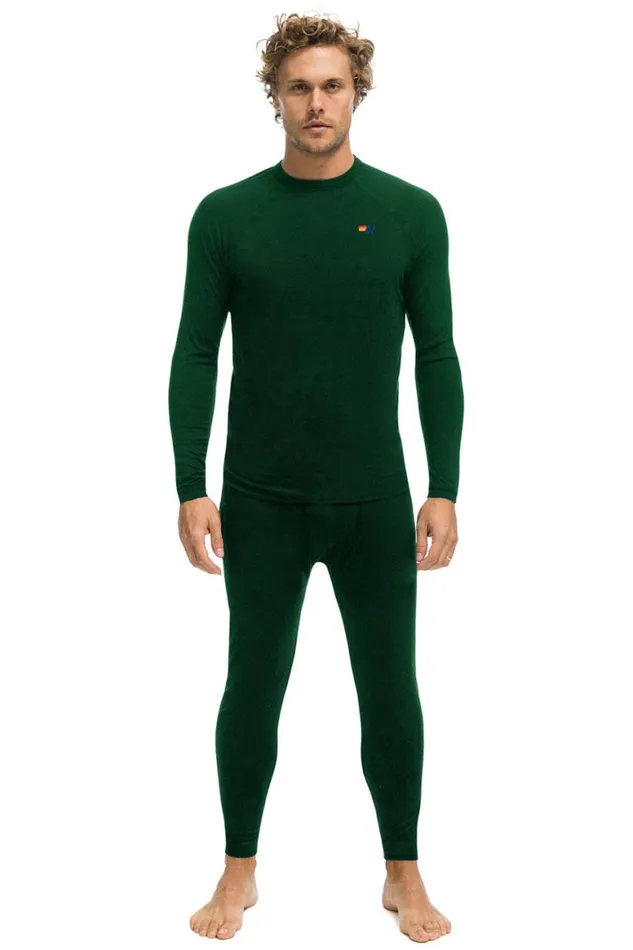 Men Base Layers Aviator Nation Thermal Base Layer Bottom 8211 Forest