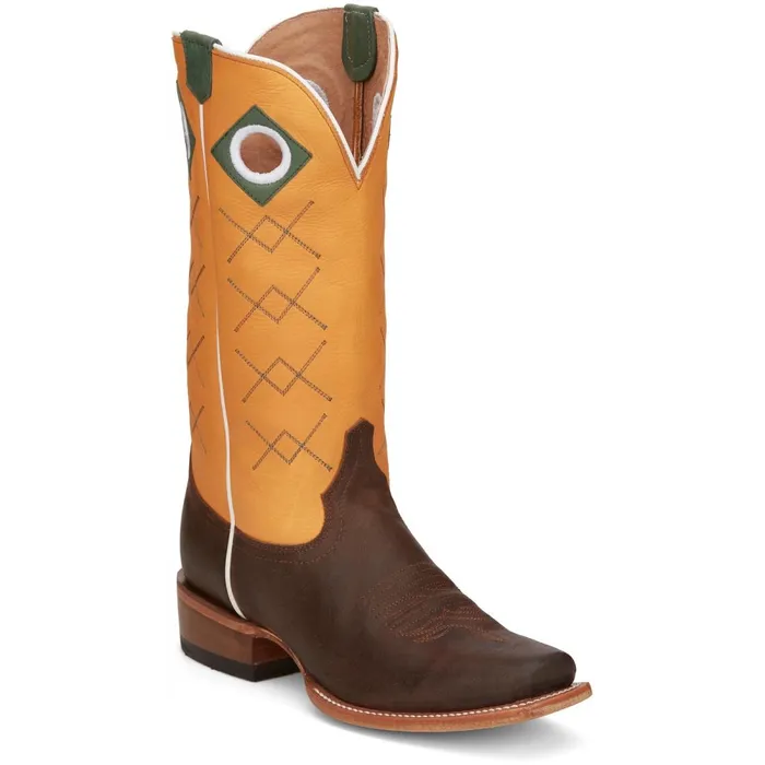 MEN Billet 13034 Western Brown Justin Boots Western