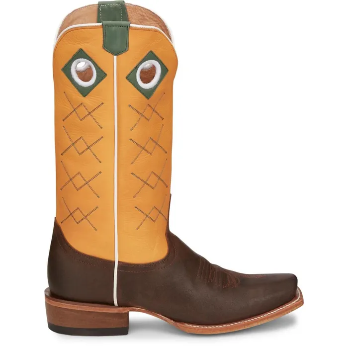 MEN Billet 13034 Western Brown Justin Boots Western