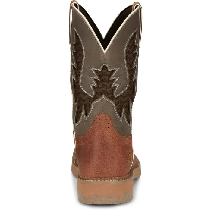 MEN Bolt 11034 Work Redwood Justin Boots Work