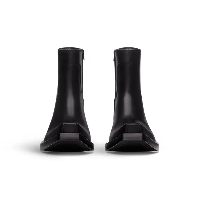 Men Boots and Derbies Balenciaga Santiago Bootie In Black