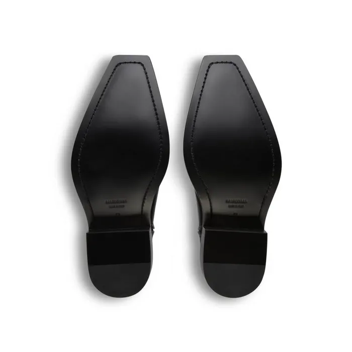 Men Boots and Derbies Balenciaga Santiago Bootie In Black