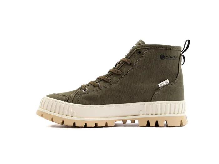 Men Boots PALLADIUM PALLASHOCK ORGANIC 2 Olive Night Men Boots PALLADIUM PALLASHOCK ORGANIC 2 Olive Night