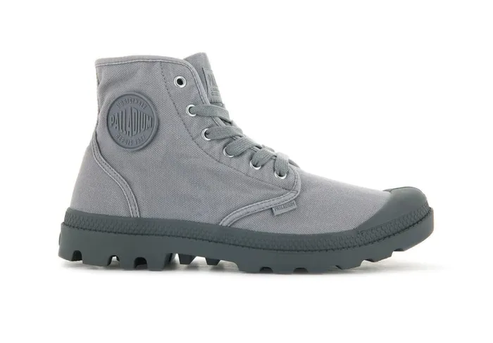 Men Boots PALLADIUM PAMPA HI Gray Flannel
