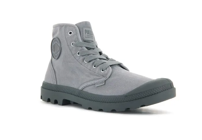 Men Boots PALLADIUM PAMPA HI Gray Flannel Men Boots PALLADIUM PAMPA HI Gray Flannel