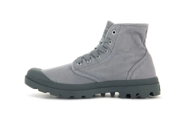 Men Boots PALLADIUM PAMPA HI Gray Flannel Men Boots PALLADIUM PAMPA HI Gray Flannel