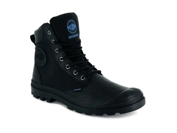 Men Boots PALLADIUM PAMPA SPORT CUFF WPN Black Men Boots PALLADIUM PAMPA SPORT CUFF WPN Black