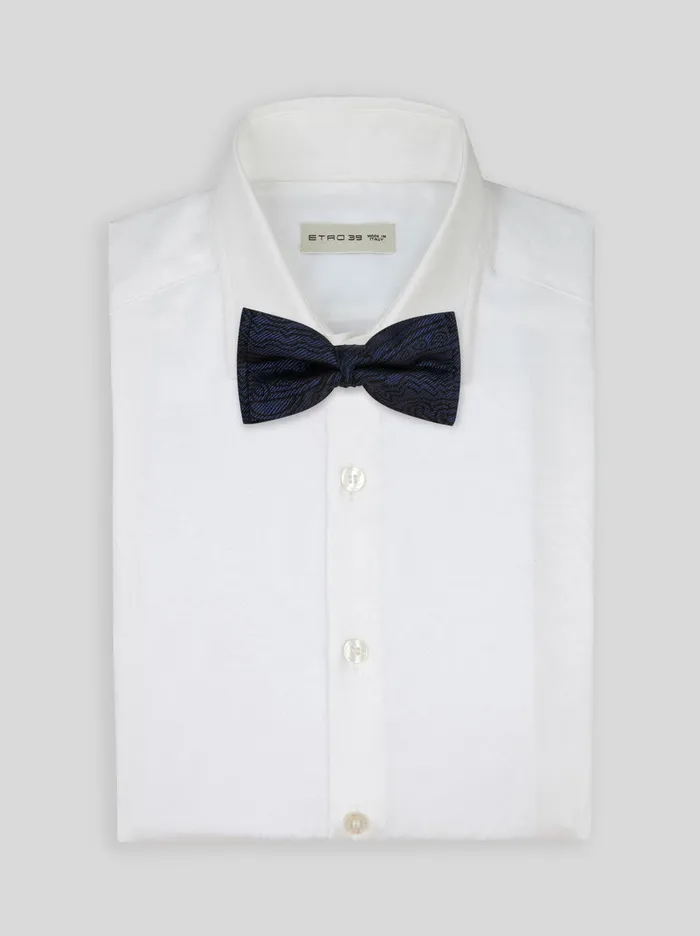 Men Bow Tie With Graphic Paisley Designs Etro Ties And Pocket Squares