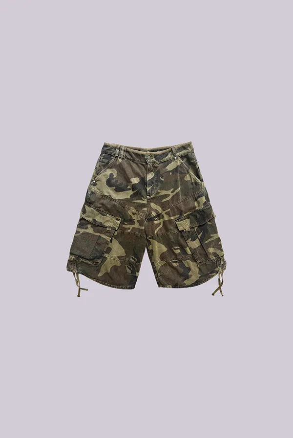 Men Cadet Camo Shorts Jaded London Shorts and Jorts