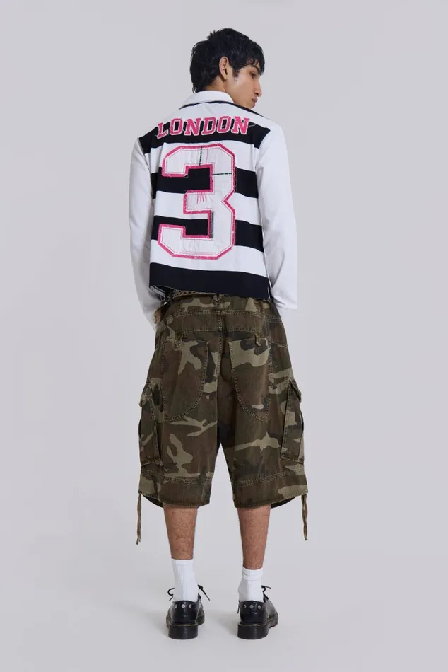 Men Cadet Camo Shorts Jaded London Shorts and Jorts