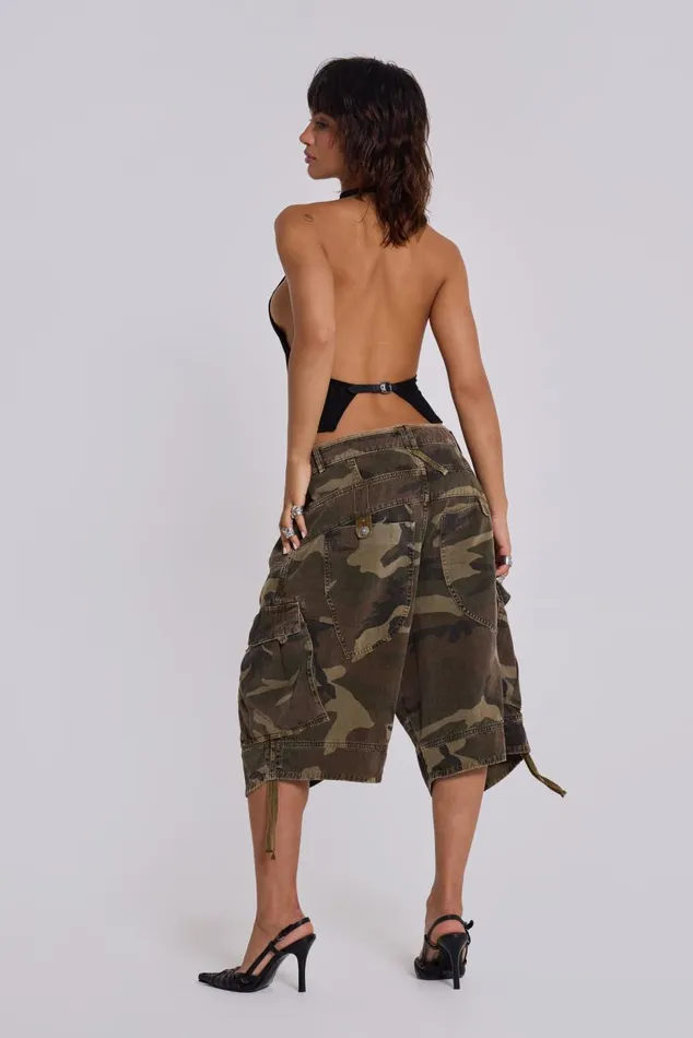 Men Cadet Camo Shorts Jaded London Shorts and Jorts
