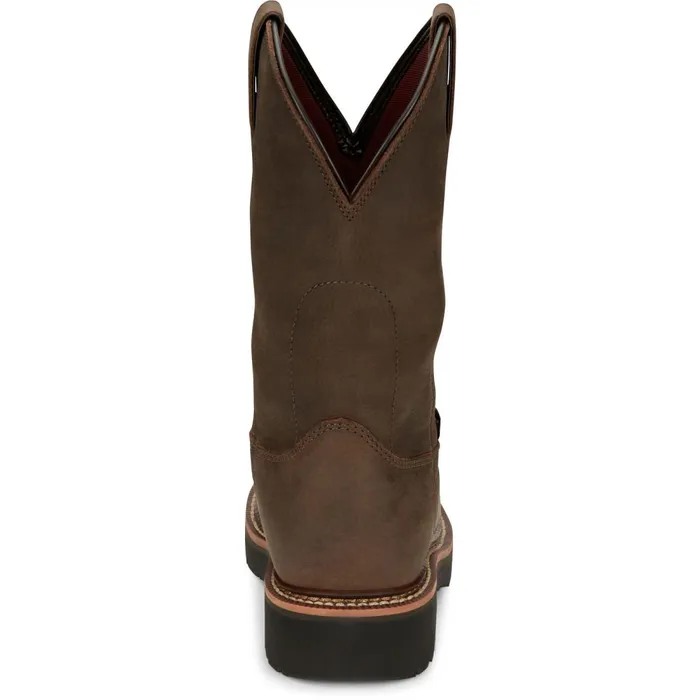 MEN Carbide 11034 Waterproof Steel Toe Hickory Justin Boots Work