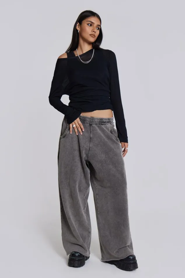 Men Chrome Wash Colossus Joggers Jaded London Loungewear