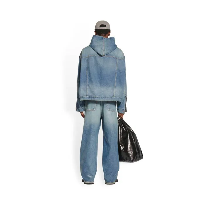 Men Coats and Jackets Balenciaga Pullover Jacket In Blue