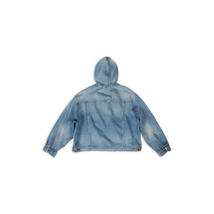 Men Coats and Jackets Balenciaga Pullover Jacket In Blue