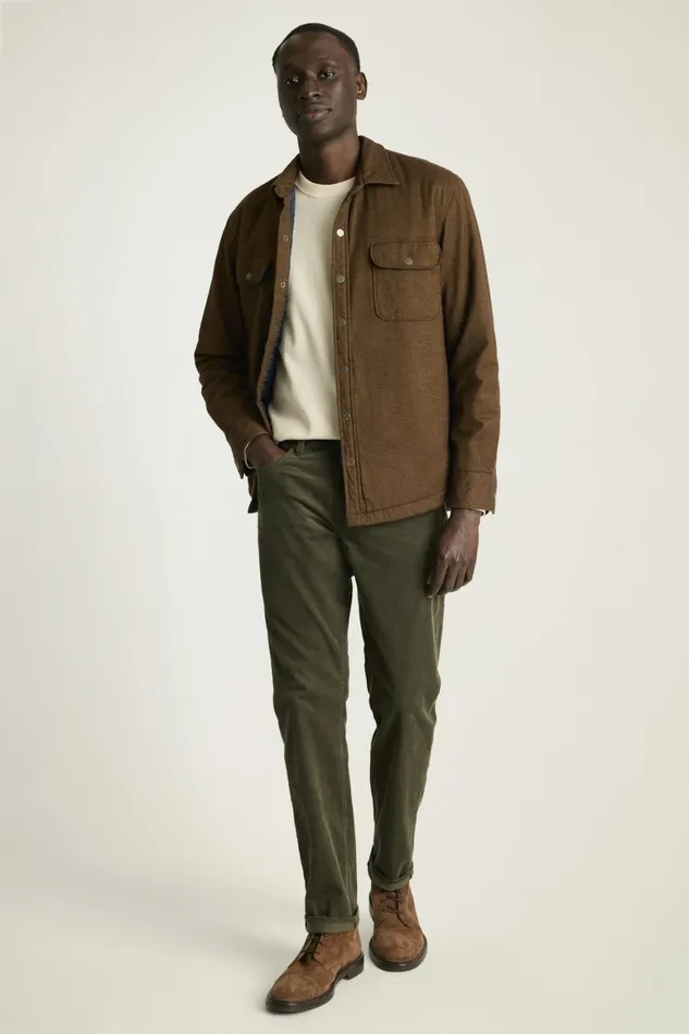 Men Corduroy 5Pocket Pants Dark Olive Green Bonobos 5Pocket Pants