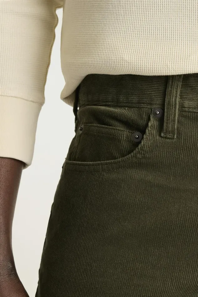 Men Corduroy 5Pocket Pants Dark Olive Green Bonobos 5Pocket Pants