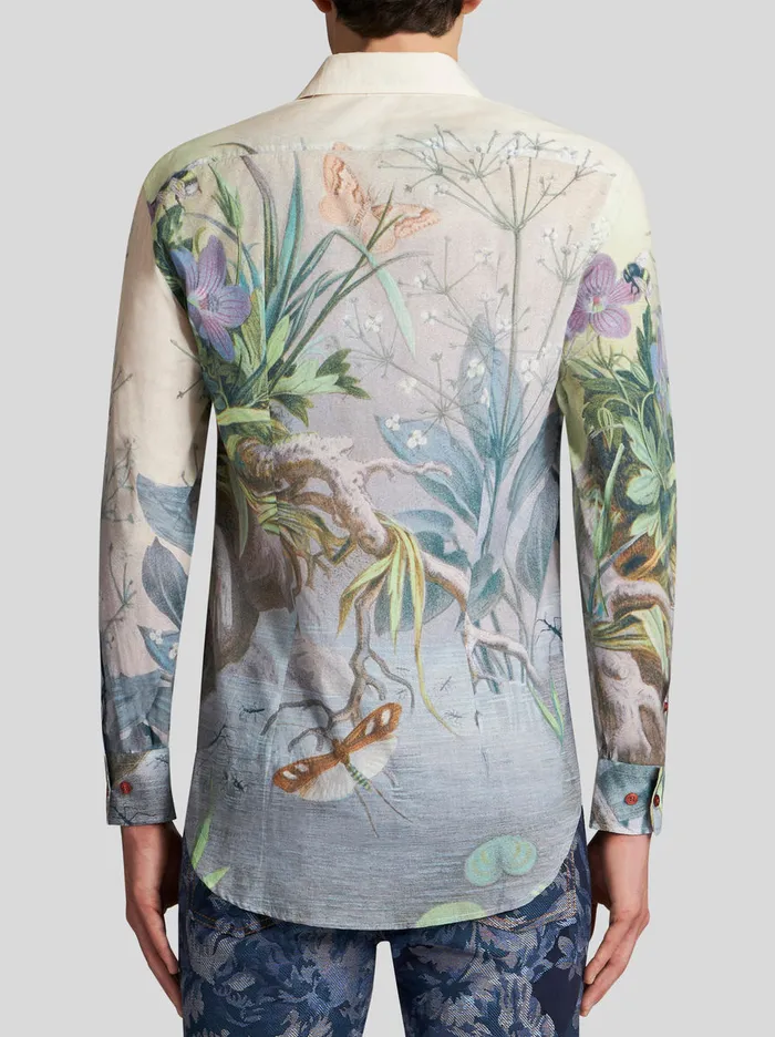 Men Cotton Shirt Etro Shirts
