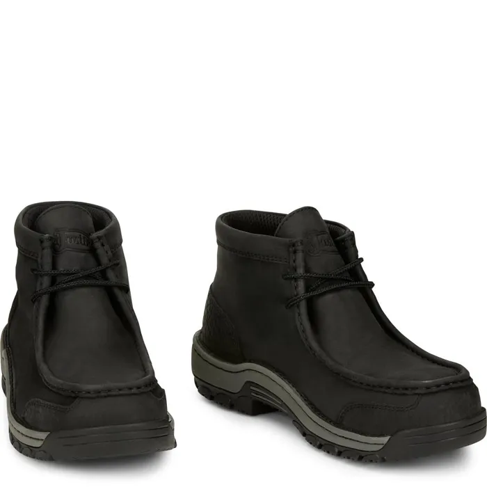 MEN Crafton 4034 Alloy Toe Coal Justin Boots Work