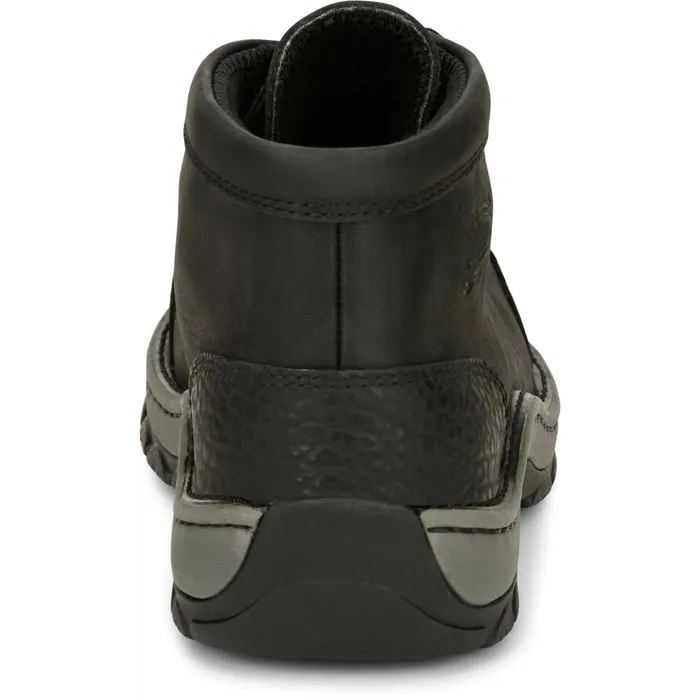 MEN Crafton 4034 Alloy Toe Coal Justin Boots Work