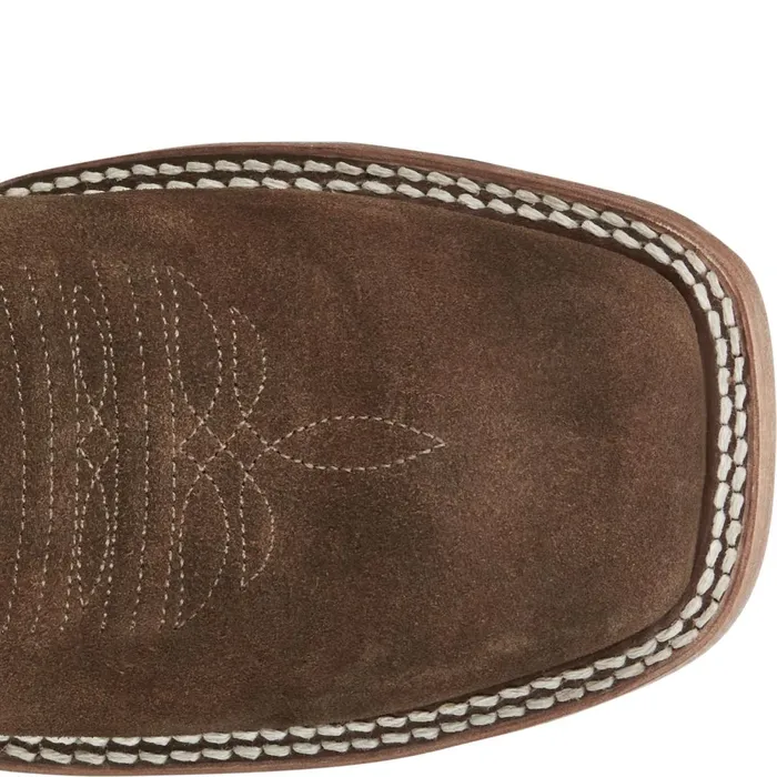 MEN Dillon 11034 Western Tan Suede Justin Boots Western