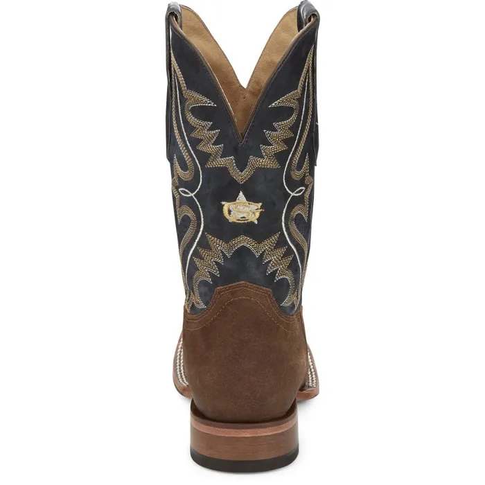 MEN Dillon 11034 Western Tan Suede Justin Boots Western