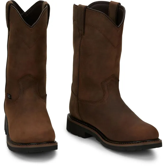 MEN Drywall 10034 Waterproof Whiskey Justin Boots Work