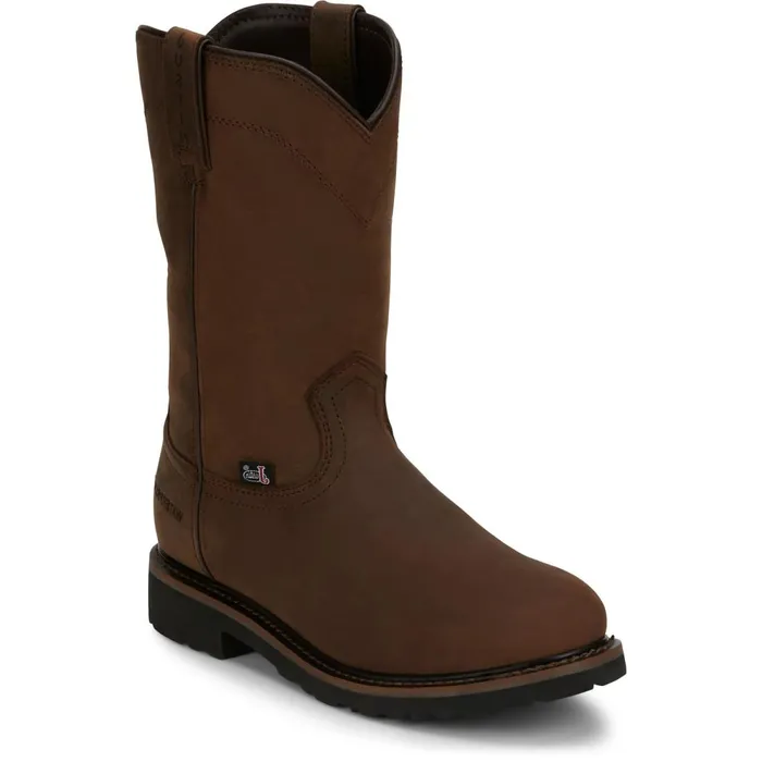MEN Drywall 10034 Waterproof Whiskey Justin Boots Work