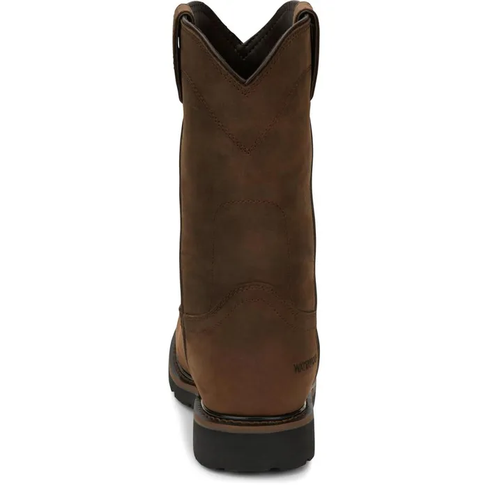 MEN Drywall 10034 Waterproof Whiskey Justin Boots Work