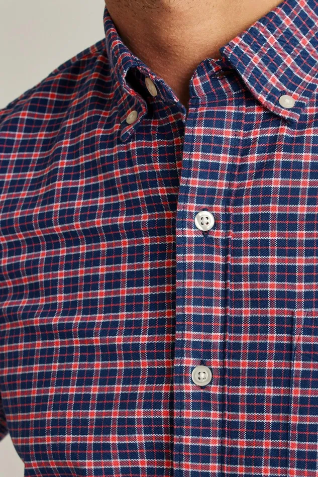 Men Everyday Oxford Shirt Riverfront Plaid Bonobos Casual Shirts