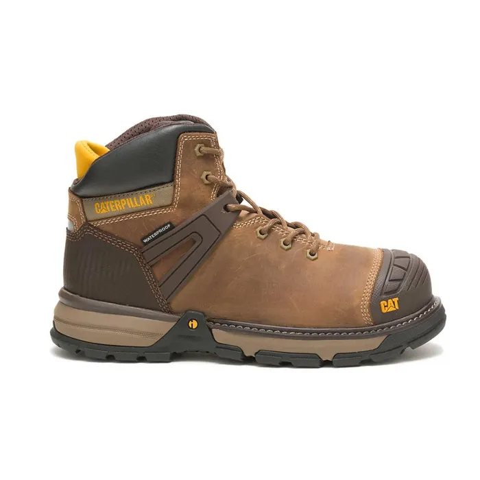 Men Excavator Superlite Waterproof Soft Toe Work Boot Cat Footwear Boots