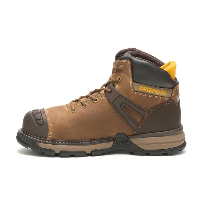 Men Excavator Superlite Waterproof Soft Toe Work Boot Cat Footwear Boots